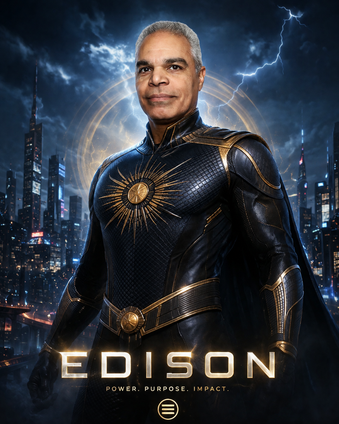 ERG superhero arrival with Power Purpose Impact